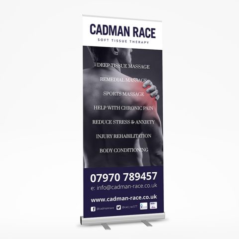 Cadman Race roller banner