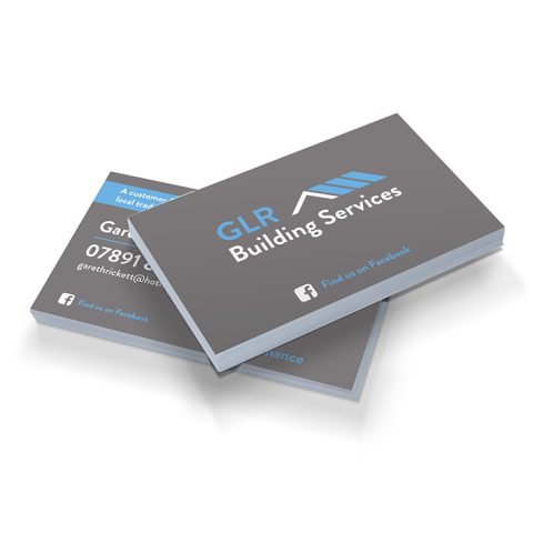 GLR Building Services business cards