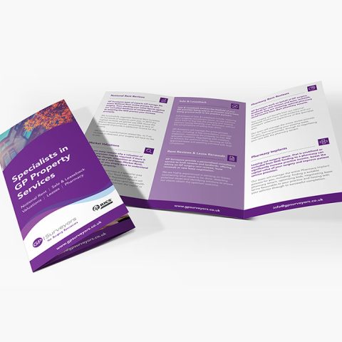 GP Surveyors folded leaflet