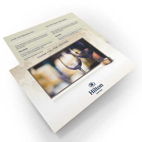 Hilton Sheffield postcards