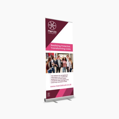 Mercia Trust roller banner
