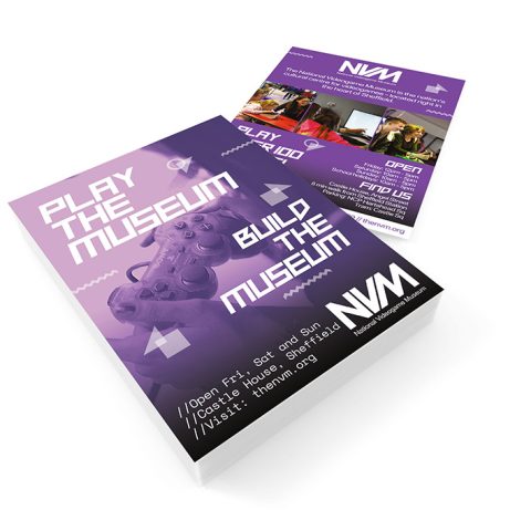 National Videogame Museum leaflets