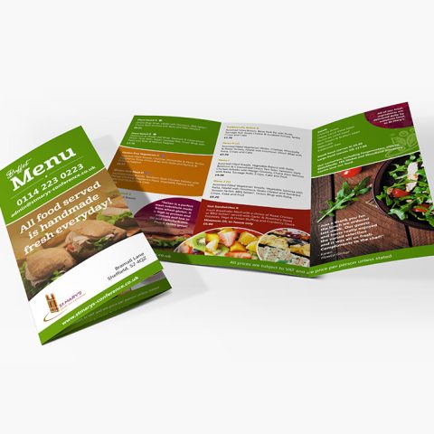 St Mary's menu