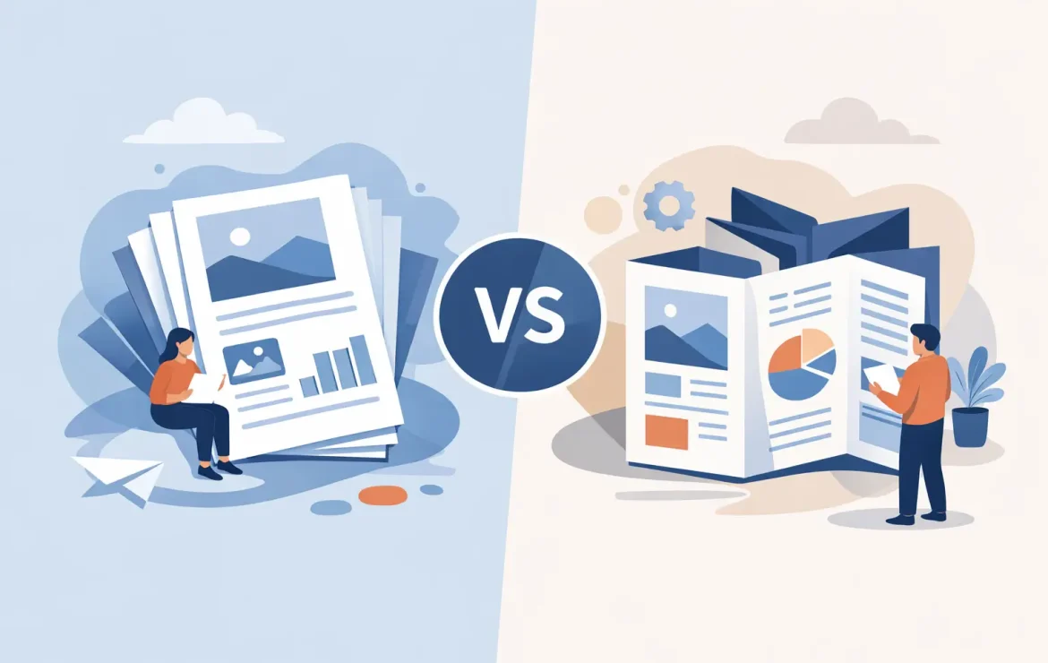 Flyers vs Brochures: Which Print Works Best?